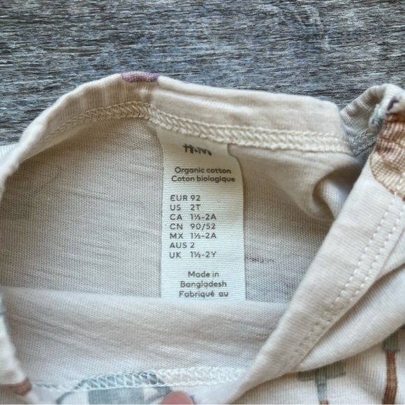 H&M organic cotton baby toddler girl 2T 24M lot bundle sets outfits - Picture 6 of 8